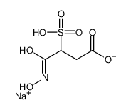 4-Hydroxyamino Sulfosuccinic Acid Sodium Salt Structure