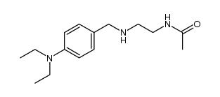 N-(2-((4-(diethylamino)benzyl)amino)ethyl)acetamide Structure