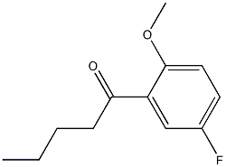 1-(5-fluoro-2-methoxyphenyl)pentan-1-one Structure