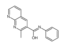 1,8-Naphthyridine-3-carboxamide,2-methyl-N-phenyl-(9CI) Structure