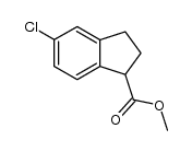 methyl 5-chloro-2,3-dihydro-1H-indene-1-carboxylate结构式