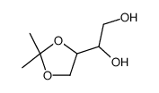 1-(2,2-dimethyl-1,3-dioxolan-4-yl)ethane-1,2-diol Structure