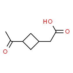 Cyclobutaneacetic acid, 3-acetyl- (9CI)结构式