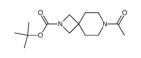 7-乙基-2,7-二氮杂螺[3.5]壬烷-2-羧酸叔丁酯结构式