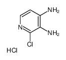 2-Chloro-3,4-pyridinediamine hydrochloride (1:1) Structure