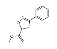 3-phenyl-5-(α-methoxyvinyl)isoxazoline结构式