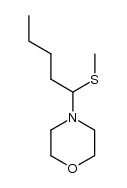 4-(1-(methylthio)pentyl)morpholine Structure