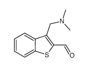 3-Dimethylaminomethyl-benzo[b]thiophene-2-carbaldehyde结构式