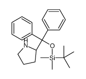 (R)-α,α-二苯基脯氨醇叔丁基二甲基硅醚结构式