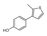 4-(2-methylthiophen-3-yl)phenol Structure