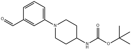 tert-butyl N-[1-(3-forMylphenyl)piperidin-4-yl]carbaMate picture