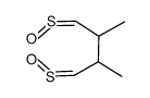 (Z,Z)-d,l-2,3-dimethyl-1,4-butanedithial S,S'-dioxide结构式