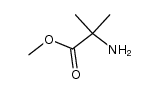 2-氨基-2-甲基丙酸甲酯结构式