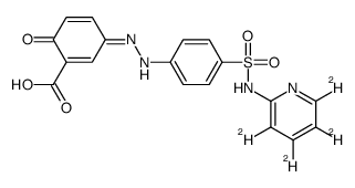 Sulfasalazine-d4结构式