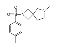 6-Methyl-2-[(4-methylphenyl)sulfonyl]-2,6-diazaspiro[3.4]octane结构式