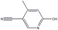6-羟基-4-甲基烟腈结构式