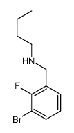 1-Bromo-2-fluoro-3-(butylaminomethyl)benzene结构式