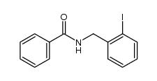 N-benzoyl-N-(2-iodobenzyl)amide结构式