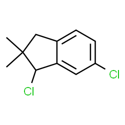 1,6-DICHLORO-2,3-DIHYDRO-2,2-DIMETHYL-1H-INDENE structure