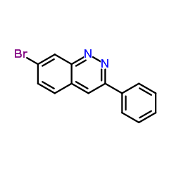 7-Bromo-3-phenylcinnoline结构式