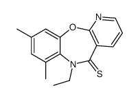 6-ethyl-7,9-dimethylpyrido[2,3-b][1,5]benzoxazepine-5-thione Structure