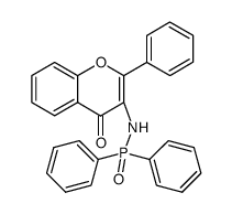 N-diphenylphosphinyl-3-aminoflavone结构式