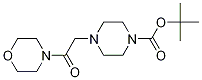 tert-butyl 4-(2-Morpholino-2-oxoethyl)piperazine-1-carboxylate structure