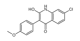 7-chloro-4-hydroxy-3-(4-methoxyphenyl)-1H-quinolin-2-one Structure