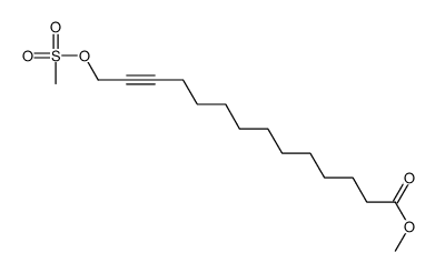 methyl 14-methylsulfonyloxytetradec-12-ynoate结构式