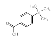 4-(三甲基甲硅烷基)苯甲酸结构式