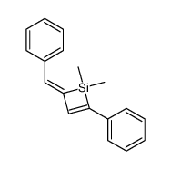 (Z)-2-benzylidene-1,1-dimethyl-4-phenyl-1,2-dihydrosilete Structure