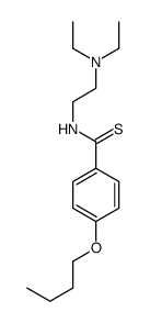 p-Butoxy-N-[2-(diethylamino)ethyl]thiobenzamide Structure