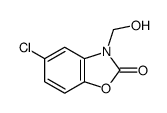 5-Chloro-3-(hydroxymethyl)benzoxazol-2(3H)-one结构式