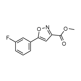 5-(3-氟苯基)异噁唑-3-羧酸甲酯图片