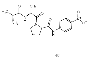 H-Ala-Ala-Pro-pNA · HCl结构式
