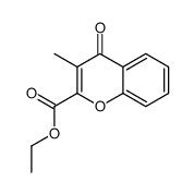 ethyl 3-methyl-4-oxochromene-2-carboxylate Structure