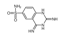 2,4-diaminoquinazoline-6-sulfonamide Structure