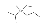 CH3(C2H5)Sn(C3H7)(iso-C3H7) Structure