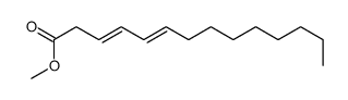 methyl tetradeca-3,5-dienoate Structure