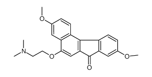 5-[2-(dimethylamino)ethoxy]-3,9-dimethoxybenzo[c]fluoren-7-one Structure