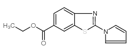 ethyl 2-pyrrol-1-yl-1,3-benzothiazole-6-carboxylate Structure