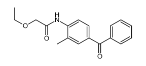 N-(4-Benzoyl-2-methylphenyl)-2-ethoxyacetamide Structure