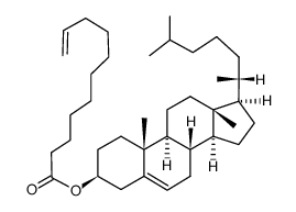 Cholesteryl undecanoate structure