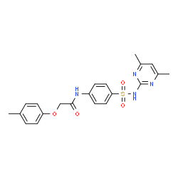 N-(4-{[(4,6-dimethyl-2-pyrimidinyl)amino]sulfonyl}phenyl)-2-(4-methylphenoxy)acetamide picture