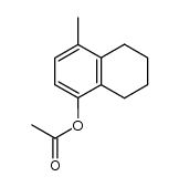 acetic acid-(4-methyl-5,6,7,8-tetrahydro-[1]naphthyl ester) Structure