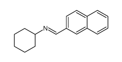 β-naphtylidene-N-cyclohexylimine结构式