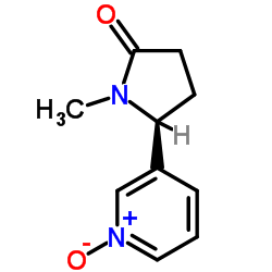 1-Methyl-5-(1-Oxidopyridin-5-Yl)-Pyrrolidin-2-One结构式