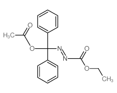 (ethoxycarbonyldiazenyl-diphenyl-methyl) acetate picture