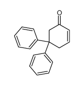 5,5-diphenylcyclohex-2-en-1-one Structure