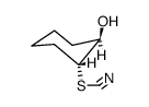 trans-2-hydroxycyclohexyl thiocyanate Structure